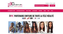 Desktop Screenshot of 3d-extensions-cheveux.com