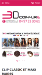 Mobile Screenshot of 3d-extensions-cheveux.com